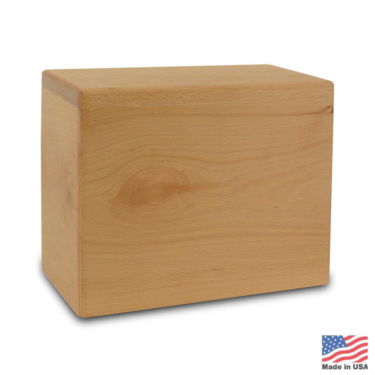 Mitchell Oak Wood Urn